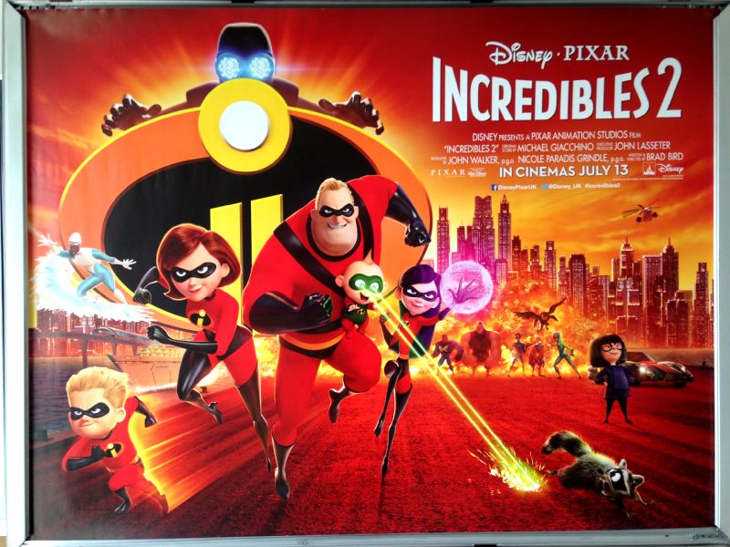 Cinema Poster: INCREDIBLES 2, THE 2018 (Main Quad) Craig T. Nelson Cinema Poster: INCREDIBLES 2, THE 2018 (Main Quad) Craig T. Nelson