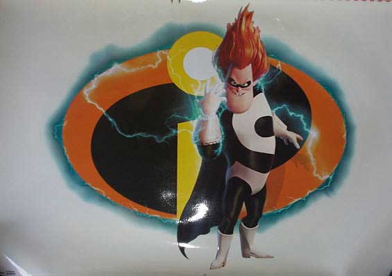 INCREDIBLES, THE: Syndrome Large Cinema Cling INCREDIBLES, THE: Syndrome Large Cinema Cling