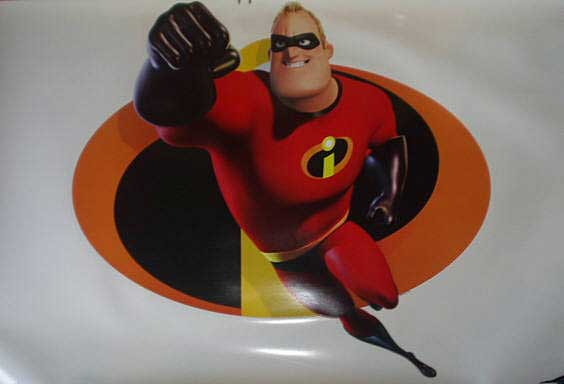 INCREDIBLES, THE: Mr Incredible Large Cinema Cling