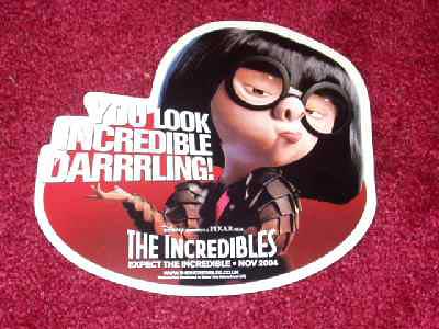 INCREDIBLES, THE: Edna Mode Cling