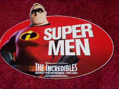 INCREDIBLES, THE: Mr Incredible Cling INCREDIBLES, THE: Mr Incredible Cling