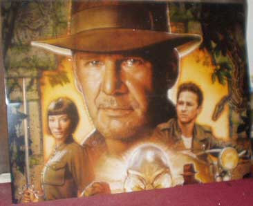 INDIANA JONES AND THE KINGDOM OF THE CRYSTAL SKULL:  Promotional Cinema Standee