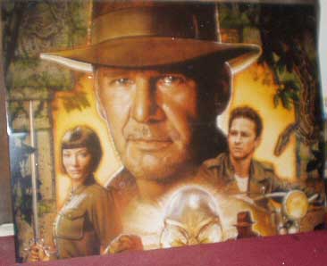 INDIANA JONES AND THE KINGDOM OF THE CRYSTAL SKULL: Promotional Cinema Standee INDIANA JONES AND THE KINGDOM OF THE CRYSTAL SKULL: Promotional Cinema Standee