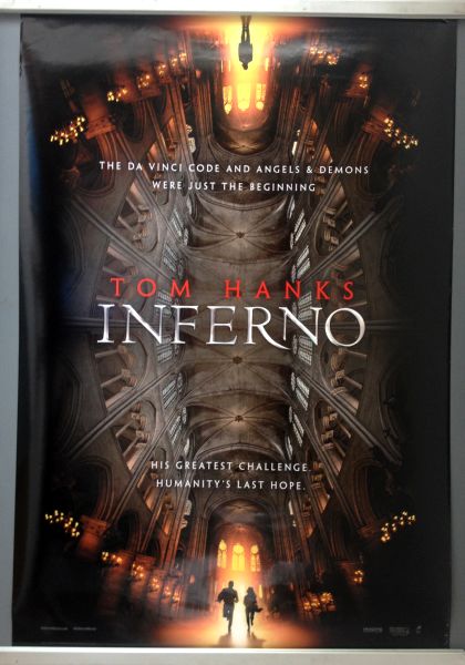 Cinema Poster: INFERNO  2016 (Advance One Sheet) Tom Hanks Felicity Jones