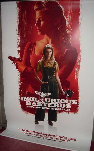 INGLOURIOUS BASTERDS: Dreyfus/Melanie Laurent Cinema Banner INGLOURIOUS BASTERDS: Dreyfus/Melanie Laurent Cinema Banner