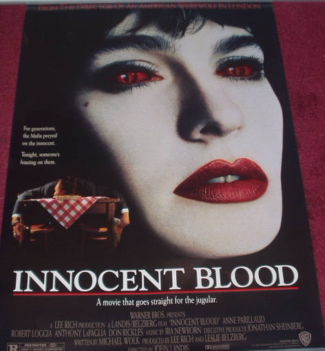INNOCENT BLOOD: Main One Sheet Film Poster INNOCENT BLOOD: Main One Sheet Film Poster