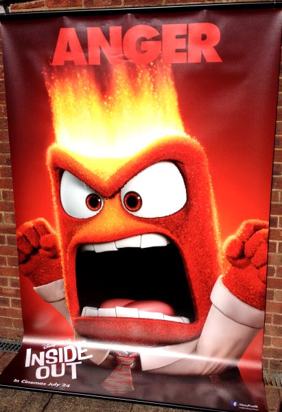 Cinema Banner: INSIDE OUT 2015 (Anger) Amy Poehler Bill Hader