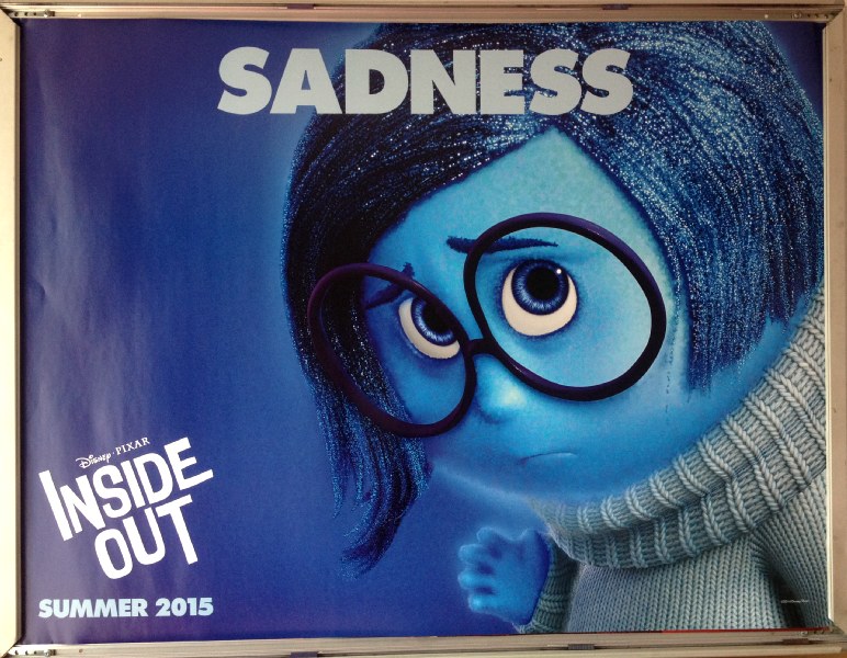 Cinema Poster: INSIDE OUT 2015 (Sadness Quad) Amy Poehler Bill Hader