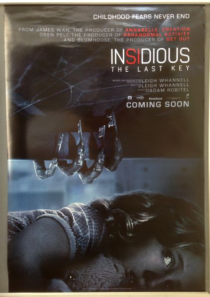 Cinema Poster: INSIDIOUS THE LAST KEY 2018 (Bed One Sheet) Lin Shaye Cinema Poster: INSIDIOUS THE LAST KEY 2018 (Bed One Sheet) Lin Shaye