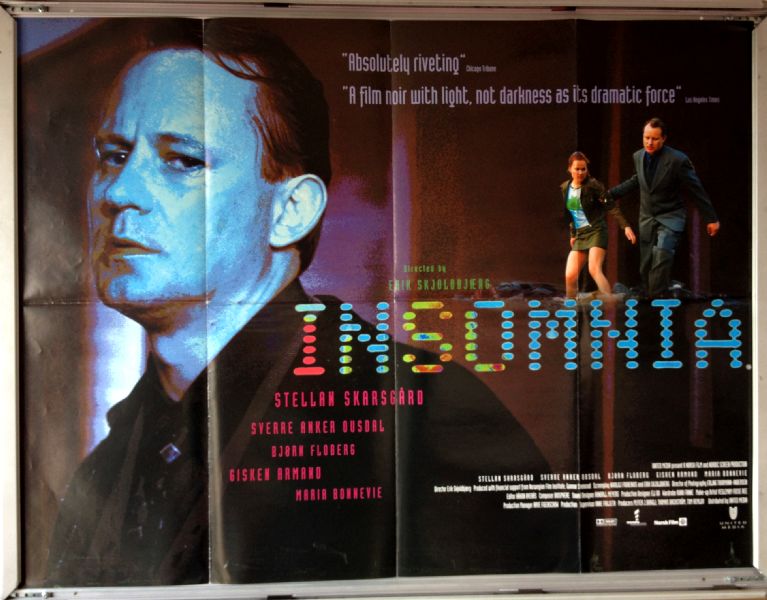Cinema Poster: INSOMNIA 1998 (Quad) Stellan Skarsgård Maria Mathiesen Cinema Poster: INSOMNIA 1998 (Quad) Stellan Skarsgård Maria Mathiesen