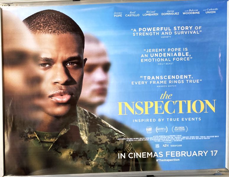Cinema Poster: INSPECTION, THE 2023 (Quad) Jeremy Pope Gabrielle Union Bokeem Woodbine Cinema Poster: INSPECTION, THE 2023 (Quad) Jeremy Pope Gabrielle Union Bokeem Woodbine