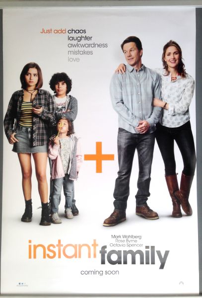 Cinema Poster: INSTANT FAMILY 2019 (One Sheet) Mark Wahlberg Rose Byrne