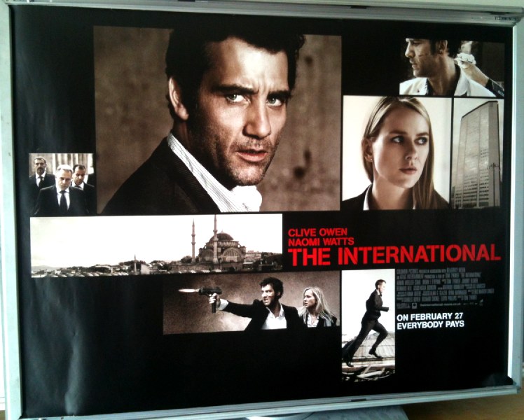 INTERNATIONAL, THE: Main UK Quad Film Poster