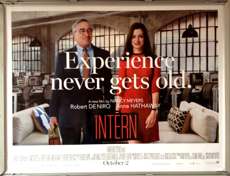 Cinema Poster: INTERN, THE 2015 (Quad) Robert De Niro Anne Hathaway Rene Russo