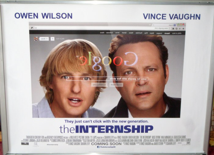 INTERNSHIP, THE: UK Quad Film Poster