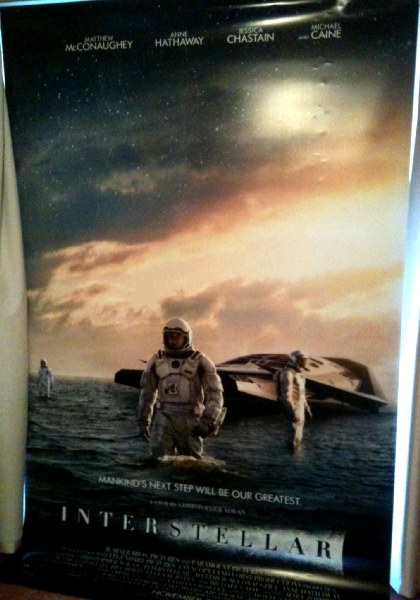 Cinema Banner: INTERSTELLAR 2014 (Astronauts) Matthew McConaughey Anne Hathaway