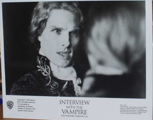 INTERVIEW WITH THE VAMPIRE: B/W Still (Cruise)