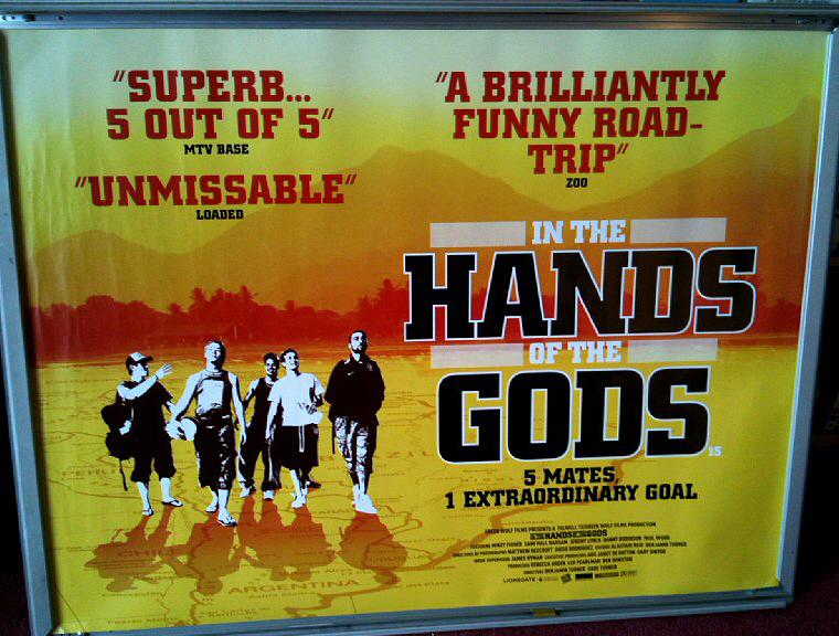 IN THE HANDS OF THE GODS: UK Quad Film Poster IN THE HANDS OF THE GODS: UK Quad Film Poster