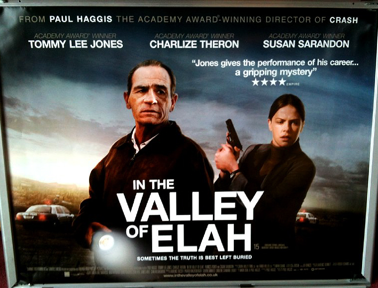 IN THE VALLEY OF ELAH: Main UK Quad Film Poster IN THE VALLEY OF ELAH: Main UK Quad Film Poster