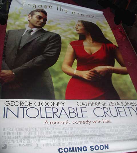 INTOLERABLE CRUELTY: Cinema Banner