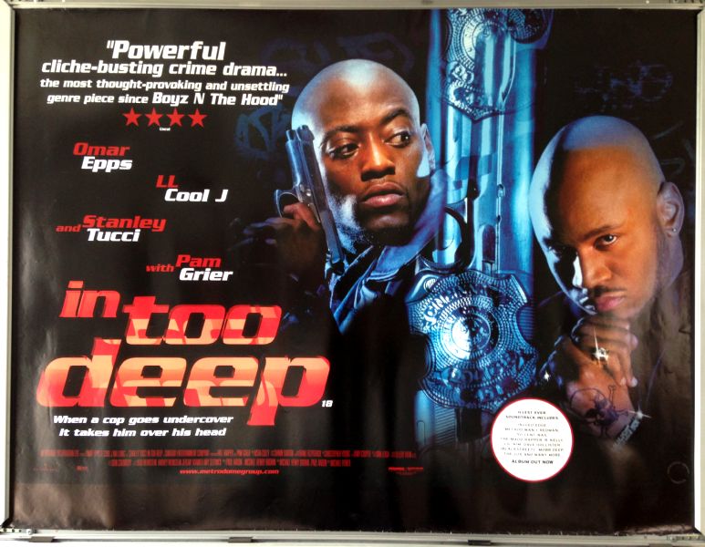 Cinema Poster: IN TOO DEEP 2000 (Quad) Omar Epps LL Cool J Nia Long