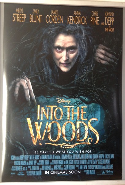 Cinema Poster: INTO THE WOODS 2015 (One Sheet) Anna Kendrick Meryl Streep