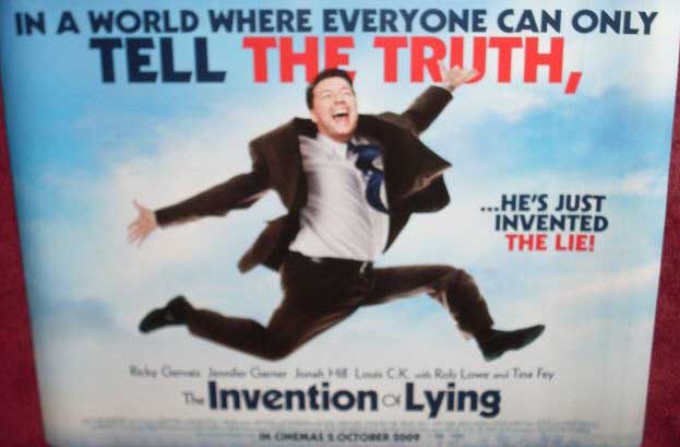 INVENTION OF LYING, THE: UK Quad Film Poster INVENTION OF LYING, THE: UK Quad Film Poster