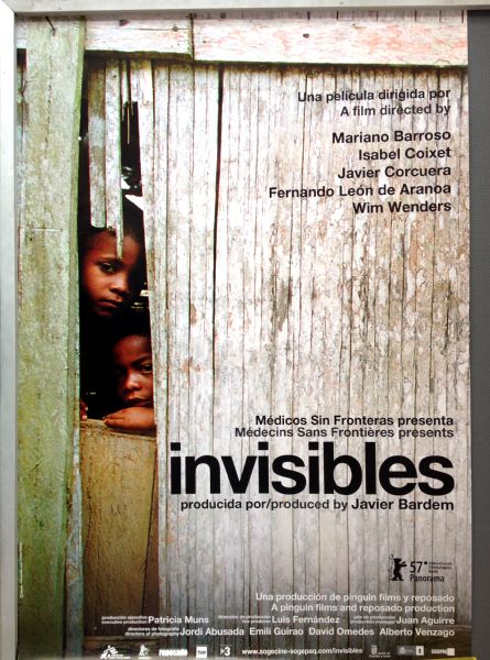 Cinema Poster: INVISIBLES 2007 (One Sheet) Lia Chapman Isabelle Stoffel Mariano Barroso Isabel Coixet 