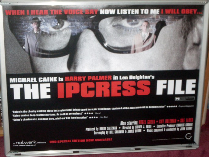 IPCRESS FILE, THE: UK Quad Film Poster IPCRESS FILE, THE: UK Quad Film Poster