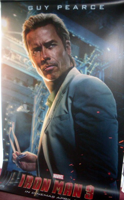 IRON MAN 3: Guy Pearce/Aldrich Killian Cinema Banner