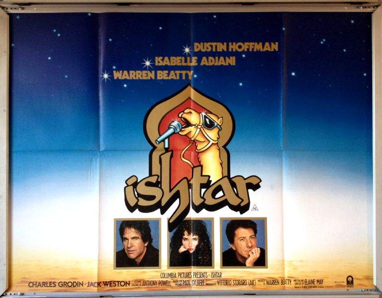 Cinema Poster: ISHTAR 1987 (Quad) Warren Beatty Dustin Hoffman Isabelle Adjani Cinema Poster: ISHTAR 1987 (Quad) Warren Beatty Dustin Hoffman Isabelle Adjani