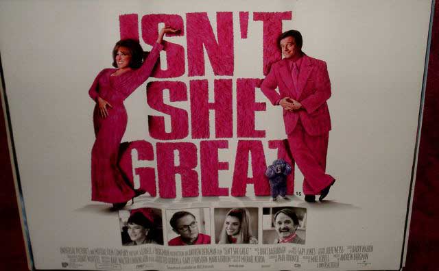 ISN'T SHE GREAT: UK Quad Film Poster