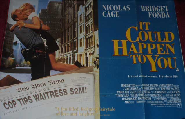 IT COULD HAPPEN TO YOU: UK Quad Film Poster IT COULD HAPPEN TO YOU: UK Quad Film Poster