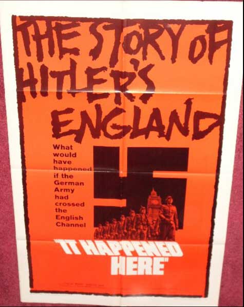 IT HAPPENED HERE: One Sheet Film Poster