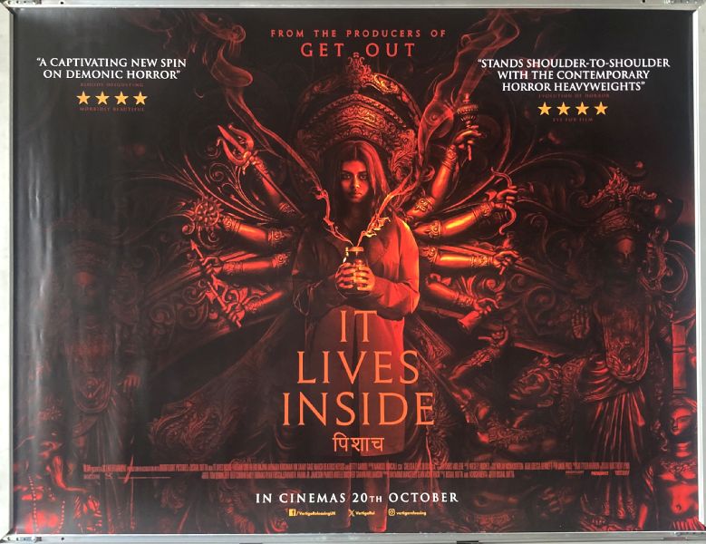 Cinema Poster: IT LIVES INSIDE 2023 (Main Quad) Megan Suri Neeru Bajwa Mohana Krishnan Cinema Poster: IT LIVES INSIDE 2023 (Main Quad) Megan Suri Neeru Bajwa Mohana Krishnan