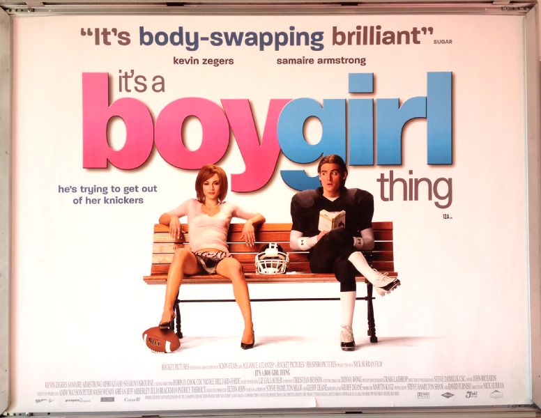 Cinema Poster: IT'S A BOY GIRL THING 2006 (Quad) Samaire Armstrong Kevin Zegers Cinema Poster: IT'S A BOY GIRL THING 2006 (Quad) Samaire Armstrong Kevin Zegers