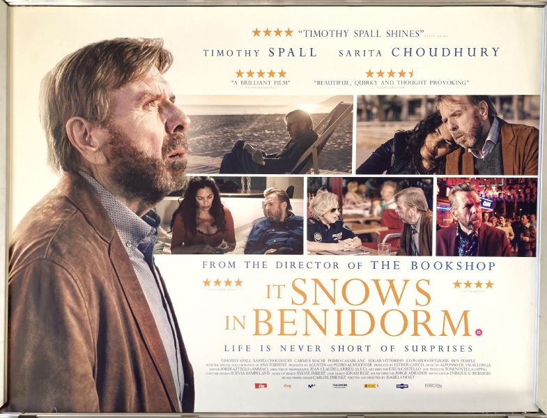 Cinema Poster: IT SNOWS IN BENIDORM 2022 (Quad) Timothy Spall Sarita Choudhury Carmen Machi Cinema Poster: IT SNOWS IN BENIDORM 2022 (Quad) Timothy Spall Sarita Choudhury Carmen Machi