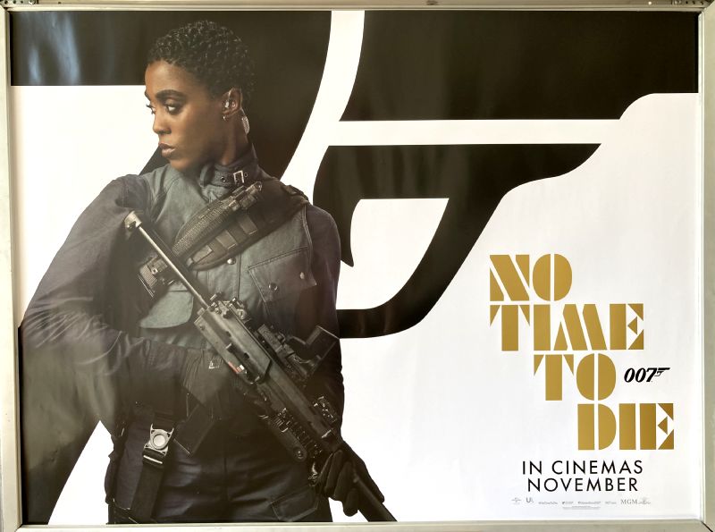 Cinema Poster: JAMES BOND NO TIME TO DIE 2021 (November 2020 Nomi Quad) Lashana Lynch Cinema Poster: JAMES BOND NO TIME TO DIE 2021 (November 2020 Nomi Quad) Lashana Lynch