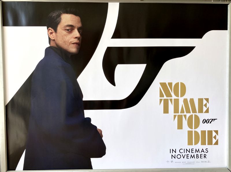 Cinema Poster: JAMES BOND NO TIME TO DIE 2021 (November 2020 Safin Quad) Rami Malek Cinema Poster: JAMES BOND NO TIME TO DIE 2021 (November 2020 Safin Quad) Rami Malek
