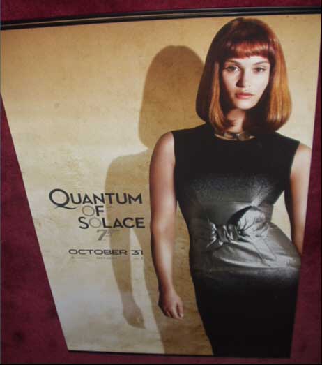 JAMES BOND QUANTUM OF SOLACE: Strawberry Fields Banner (Gemma Arterton)