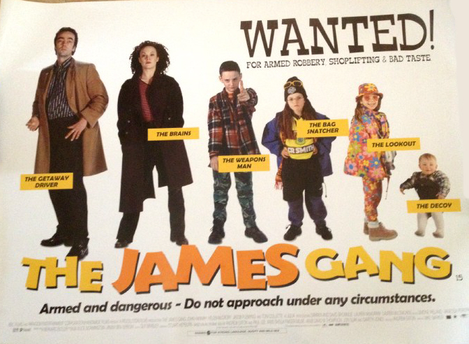 JAMES GANG, THE: UK Quad Film Poster JAMES GANG, THE: UK Quad Film Poster
