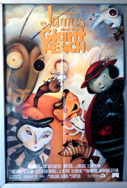 Cinema Poster: JAMES AND THE GIANT PEACH 1996 (Double Crown) Tim Burton