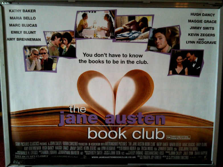 JANE AUSTEN BOOK CLUB, THE: Main UK Quad Film Poster JANE AUSTEN BOOK CLUB, THE: Main UK Quad Film Poster