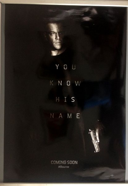 Cinema Poster: JASON BOURNE 2016 (Advance One Sheet) Matt Damon Tommy Lee Jones Alicia Vikander