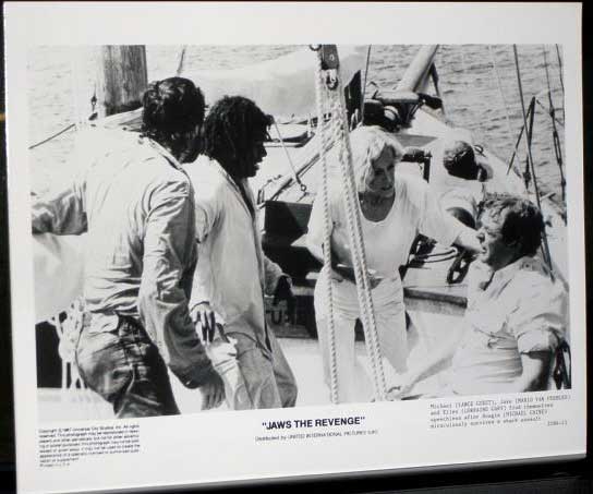 JAWS THE REVENGE: Publicity Still Michael Caine Consoled 