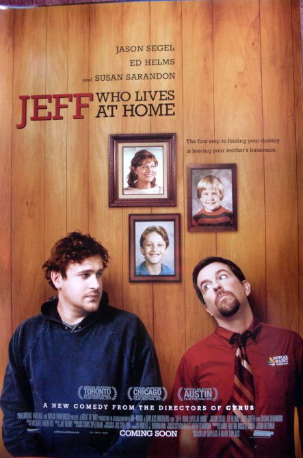 JEFF WHO LIVES AT HOME: One Sheet Film Poster