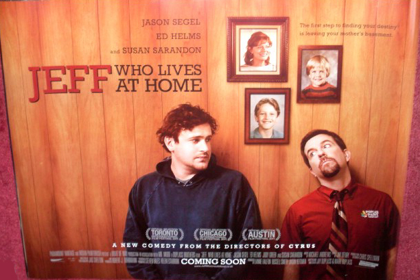 JEFF WHO LIVES AT HOME: UK Quad Film Poster JEFF WHO LIVES AT HOME: UK Quad Film Poster