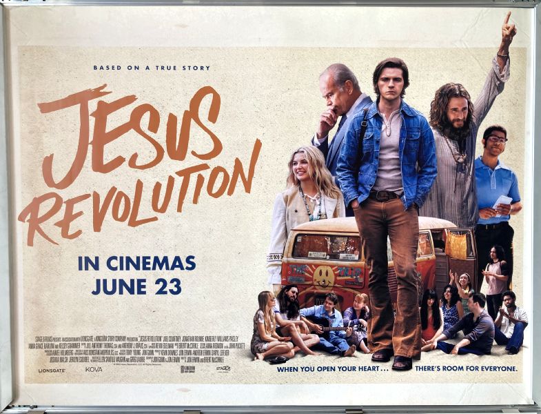 Cinema Poster: JESUS REVOLUTION, THE 2023 (Quad) Joel Courtney Jonathan Roumie Cinema Poster: JESUS REVOLUTION, THE 2023 (Quad) Joel Courtney Jonathan Roumie