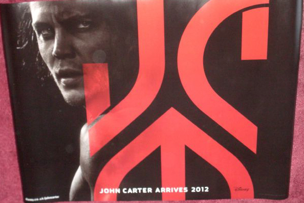 JOHN CARTER: Advance UK Quad Film Poster JOHN CARTER: Advance UK Quad Film Poster
