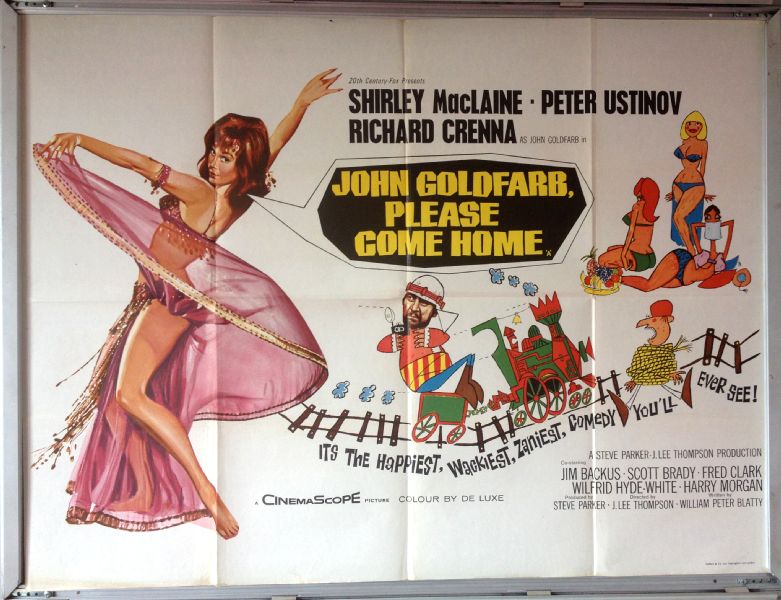 Cinema Poster: JOHN GOLDFARB PLEASE COME HOME1965 (Quad) Shirley MacLaine Cinema Poster: JOHN GOLDFARB PLEASE COME HOME1965 (Quad) Shirley MacLaine